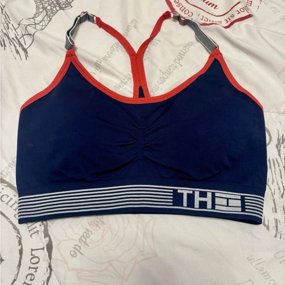 NWT WOMEN'S TOMMY HILFIGER SPORT MULTICOLOR SPORTS BRA